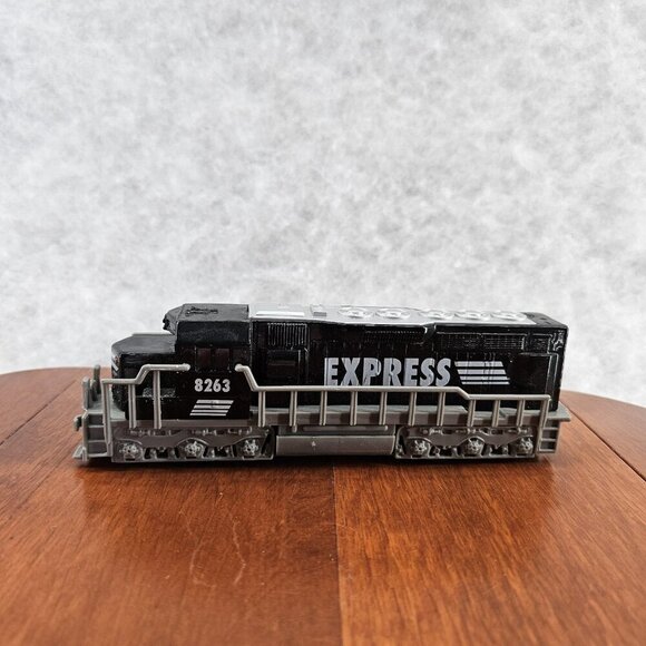 Pull Back Die-Cast Vehicle - FREIGHT TRAIN‎ [Express] (Black - 7 inch) - Picture 1 of 8